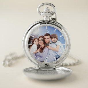 Family Photo Pocket Watch