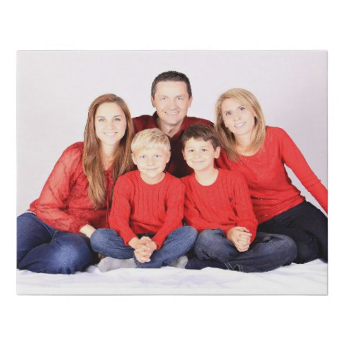 FAMILY PHOTO PORTRAIT WRAPPED CUSTOM Canvas Print 