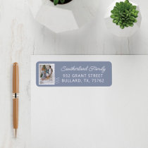 Family Photo Postage Stamps Delivery Personalized  Label