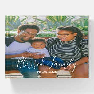 Family Photo Rectangle Paperweight