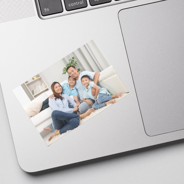 Family Photo Rectangular Sticker (Creator Uploaded)