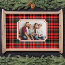 Family Photo Red Plaid Christmas
