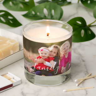 Family Photo Scented Candle