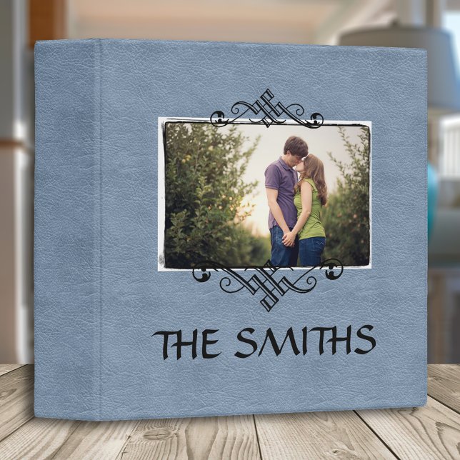 Family Photo Scrapbook Album Binder Light Blue (Creator Uploaded)