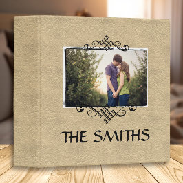 Family Photo Scrapbook Album Binder Yellow