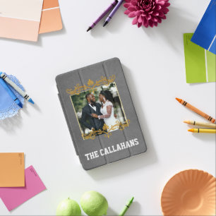 Family Photo Scrapbook Album•Celestia blue iPad Mini Cover