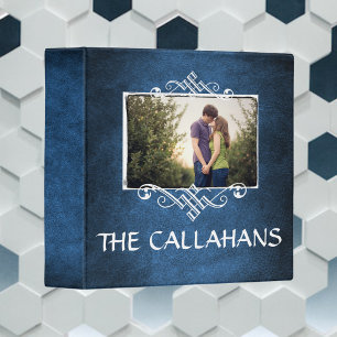 Family Photo Scrapbook Album•Celestial Blue Binder