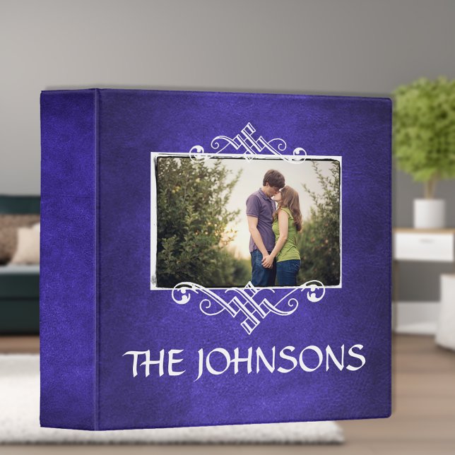Family Photo Scrapbook Album•Indigo Binder (Creator Uploaded)