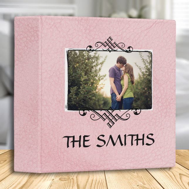 Family Photo Scrapbook Album | Pastel Pink 3 Ring Binder (Creator Uploaded)
