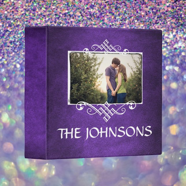 Family Photo Scrapbook Album•Purple Binder (Creator Uploaded)
