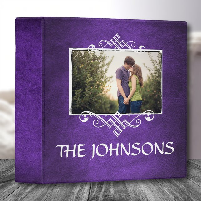 Family Photo Scrapbook Album•Purple Binder (Creator Uploaded)