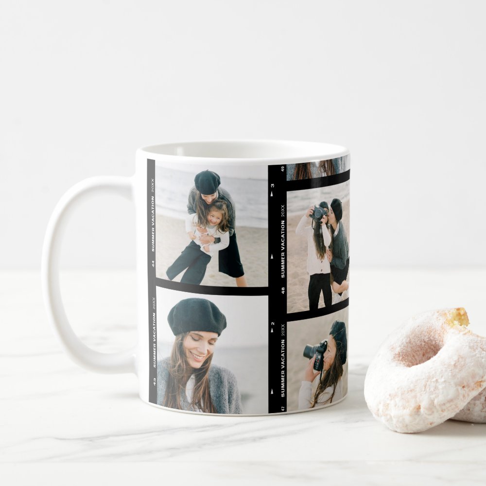 Family Photo Sequence Custom Coffee Mug