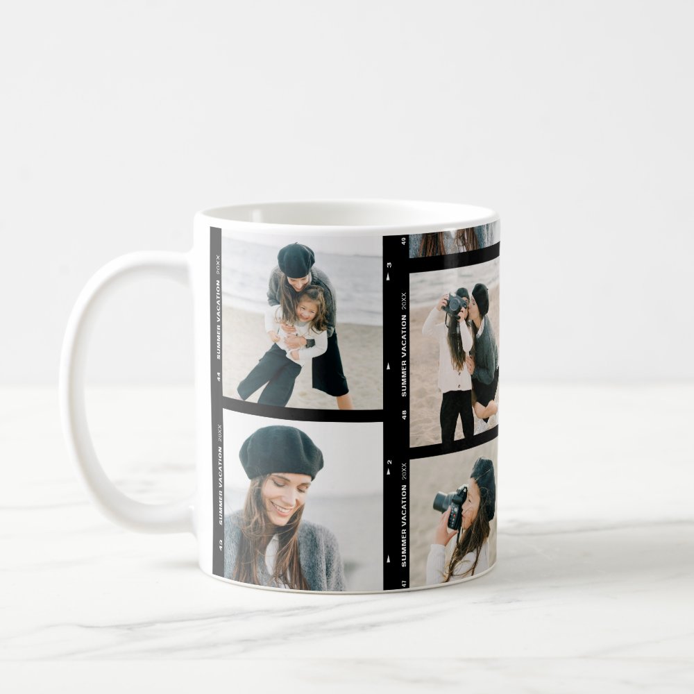 Family Photo Sequence Custom Coffee Mug