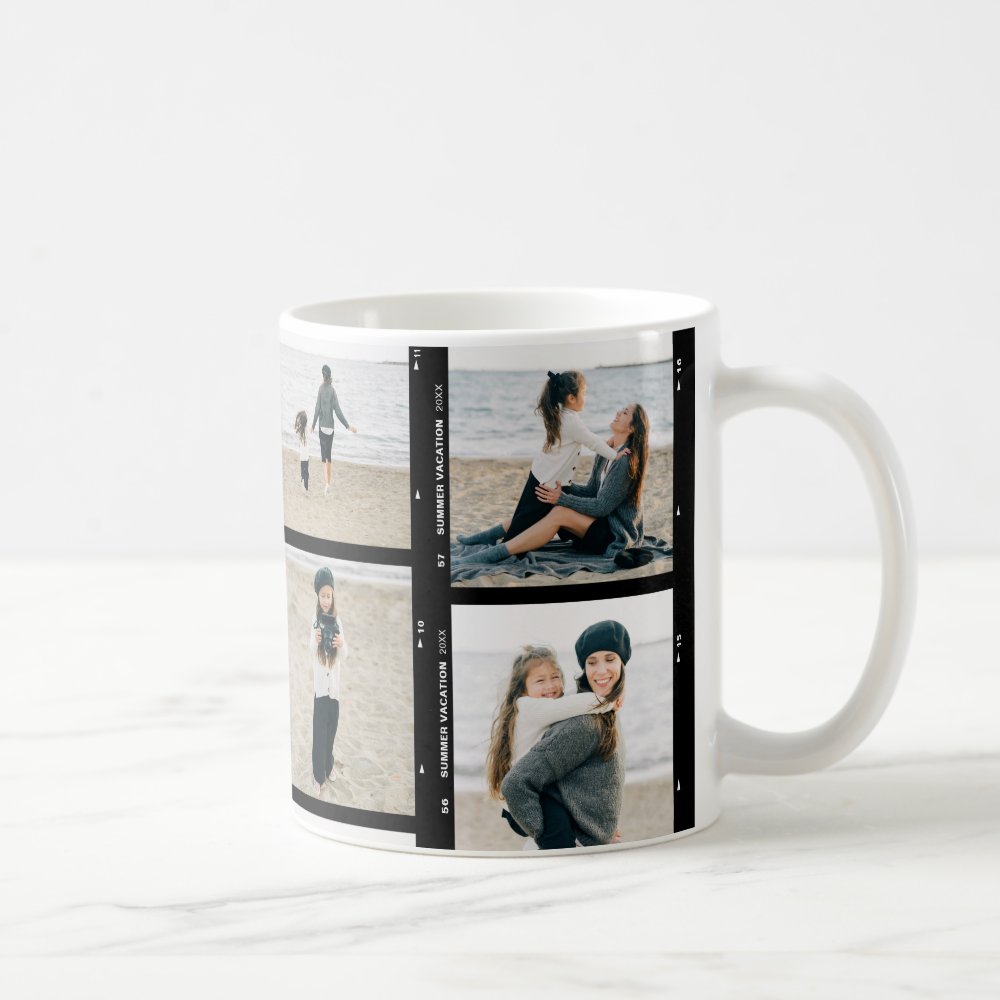 Family Photo Sequence Custom Coffee Mug