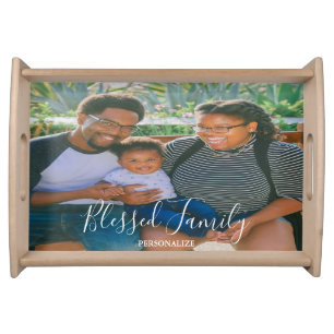 Family Photo Serving Tray