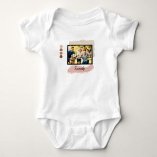 Family Photo Shirt: Cherish Every Moment  Baby Bodysuit