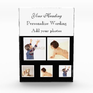 Family photo special occasions PERSONALIZE Award
