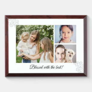 Family Photo Template Picture Frame DP7 Award Plaque