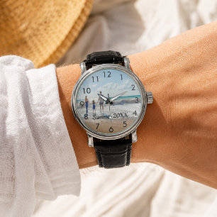 Family photo text watch