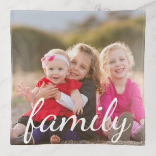 Family Photo Trinket Tray