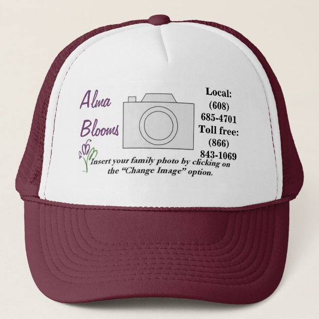 Family Photo Trucker Hat (Front)