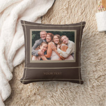 Family Photo with Custom Text - Fall Color Leaf