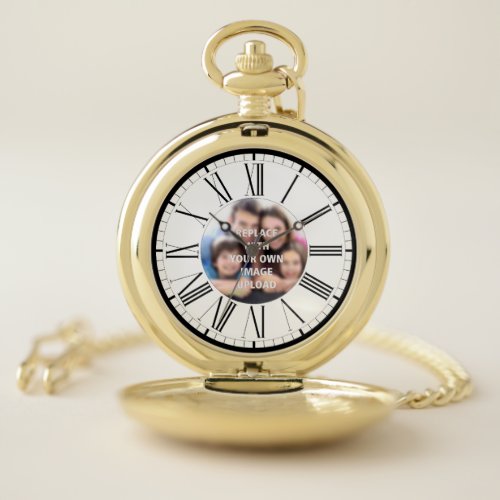 Family Photograph on a Pocket Watch