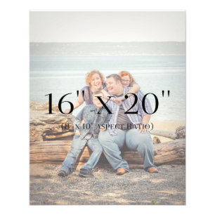 Family Photos 16x20 TEMPLATE Photo Print