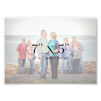 Family Photos 7x5 TEMPLATE Photo Print