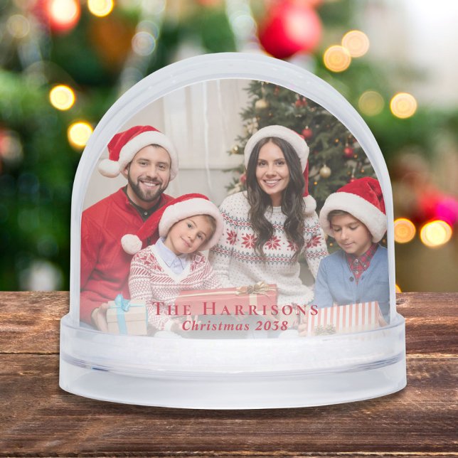 Family Photos Christmas Snow Globe (Creator Uploaded)
