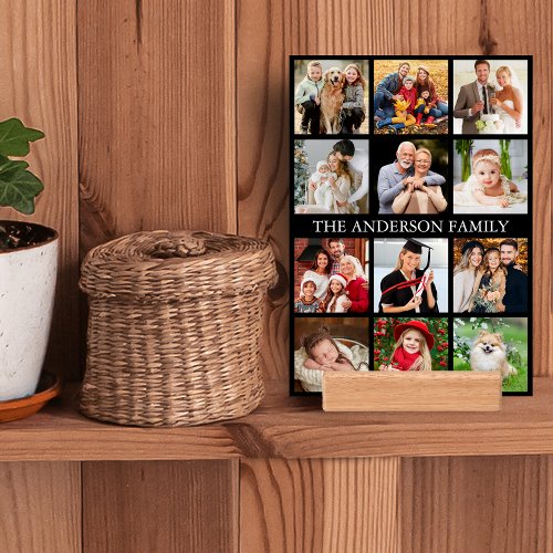 Family Photos Collage _ Choose Your Color Photo Holder