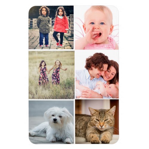 Family Photos Collage Magnet