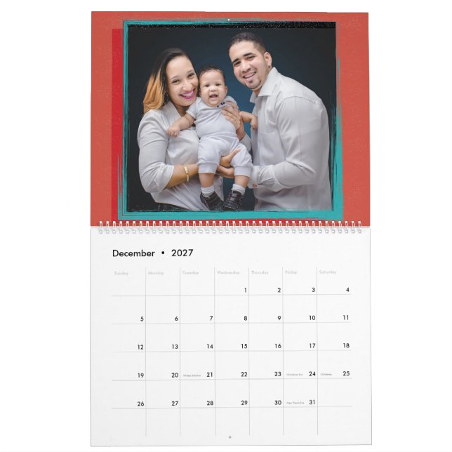 Family Photos Create Your Own Photo Calendar (Dec 2027)