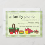 Family Picnic Summer Bbq Bash Party Invitation at Zazzle