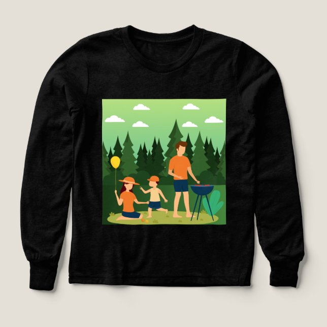 FAMILY PICNIC Tri-Blend SHIRTS (Design Front)
