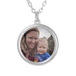 Family Picture Personalized Silver Plated Necklace