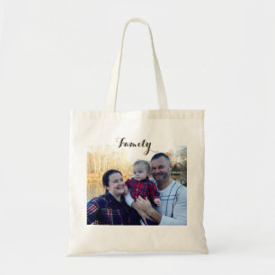 Family picture Personalized Tote