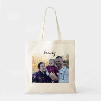 Family picture Personalized Tote Bag