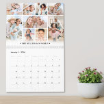 Family Pictures Photo Collage Calendar<br><div class="desc">Personalized Family Photo Collage Calendar. Celebrate the moments that matter most with this personalized family photo calendar, featuring a clean and modern collage layout that keeps your memories front and center. A soft white gradient spans the bottom of the cover and each monthly page, creating a polished and timeless look....</div>