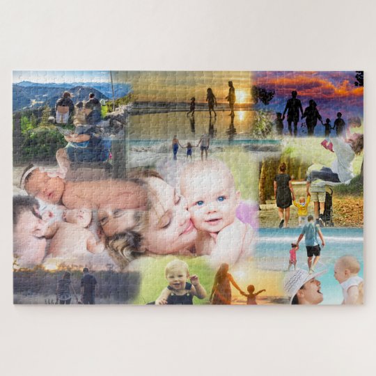 Family Pictures with a Baby Jigsaw Puzzle