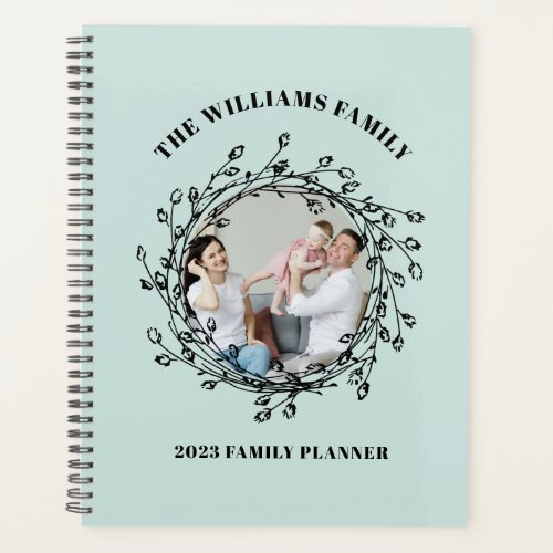 Family Planner Calendar Custom Photo
