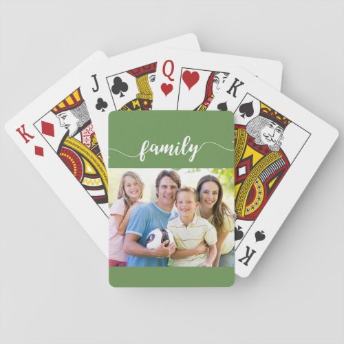 Family Playing Card Design