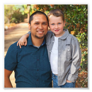 Family Portrait 6x6 Square Photo Print