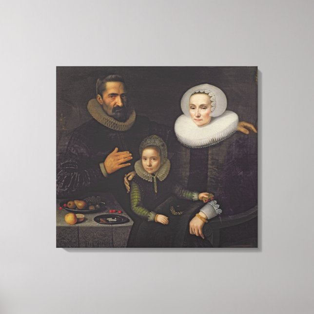 Family Portrait Canvas Print (Front)
