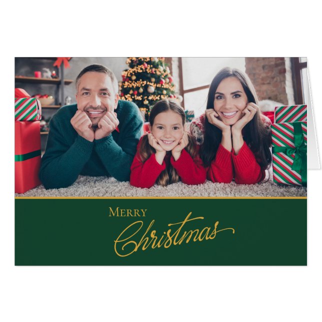 Family Portrait Christmas Card (Front Horizontal)