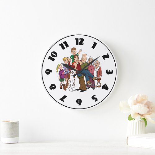 Family Portrait Clock
