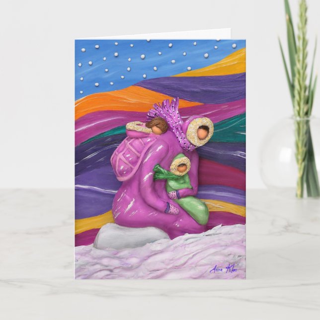 Family Portrait - Crop Holiday Card (Front)