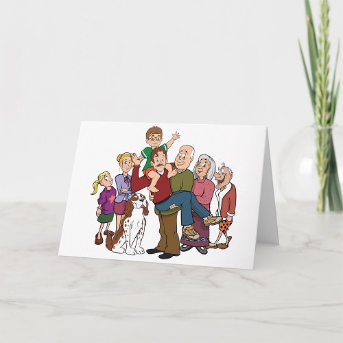 Family Portrait Greeting Cards