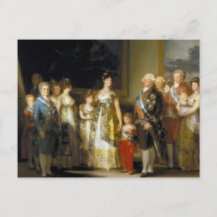 Family portrait of King Charles IVJose de Goya Postcard
