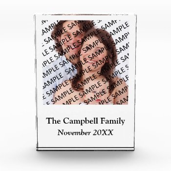 Family Portrait Photograph Gift Template by giftsbygenius at Zazzle